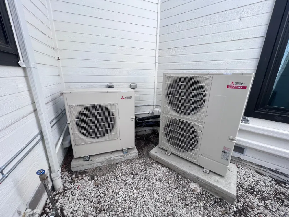 Mitsubishi SMART MULTI heat pump installation in Diablo