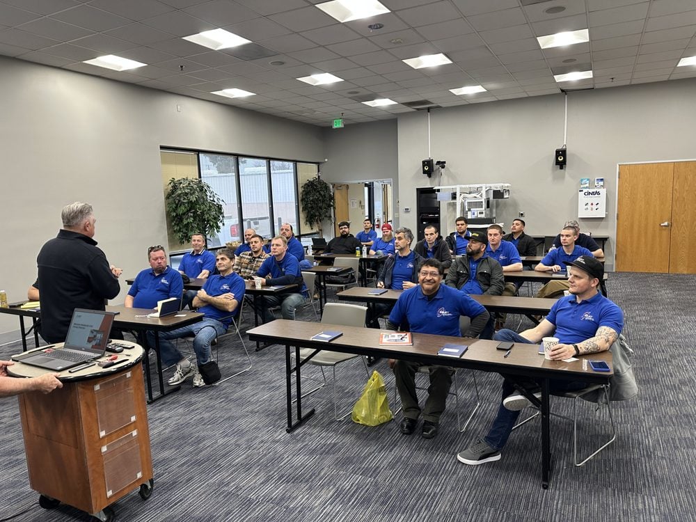 Galaxy team training session - continuous education for HVAC excellence